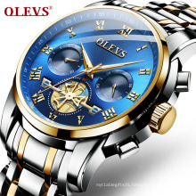 OLEVS 2859 Casual Sport Watches for Men Brand Luxury Military Business Retro Men's Clock Fashion Chronograph Wristwatch design